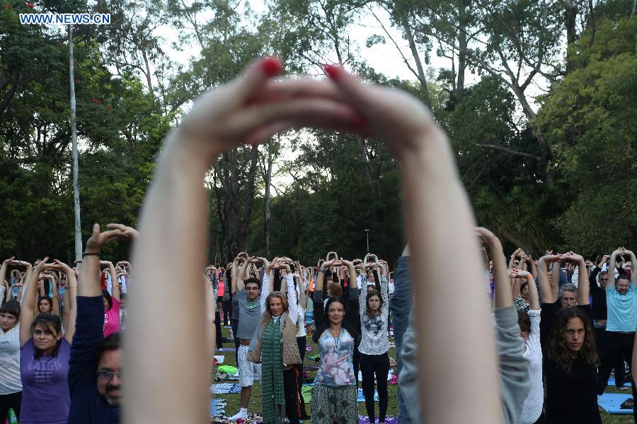 BRAZIL-SAO PAULO-SOCIETY-YOGA DAY