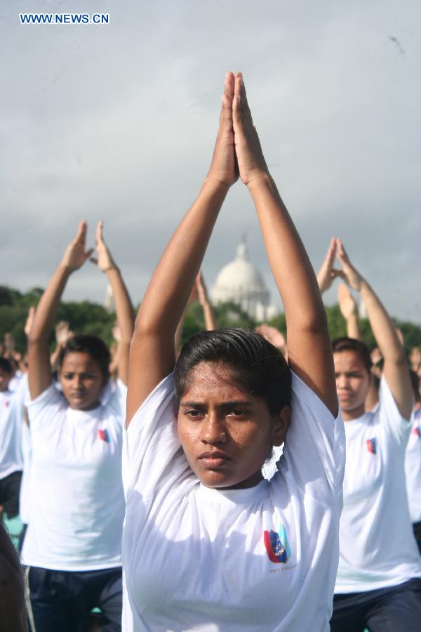 INDIA-KOLKATA-INTERNATIONAL YOGA DAY