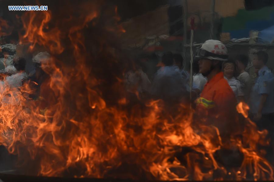 CHINA-GUIZHOU-DRUGS-DESTRUCTION (CN)