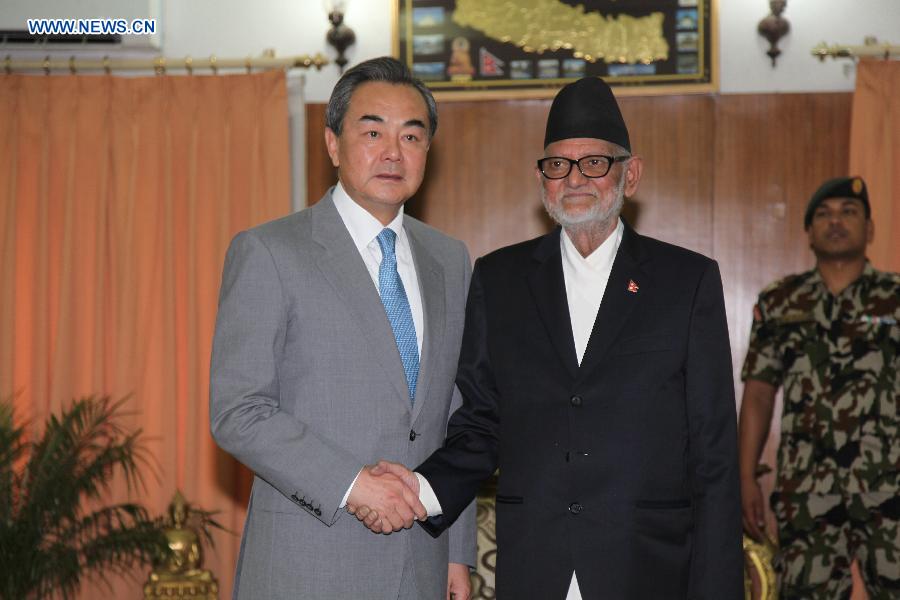 NEPAL-CHINA-WANG YI-FM-MEETING