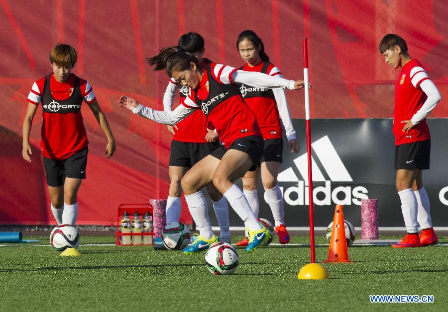 (SP)CANADA-OTTAWA-FIFA-WOMEN'S WORLD CUP-TRAINING SESSION-CHINA