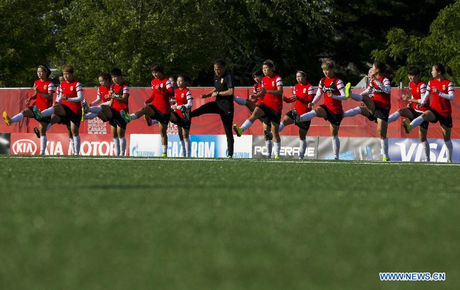 (SP)CANADA-OTTAWA-FIFA-WOMEN'S WORLD CUP-TRAINING SESSION-CHINA