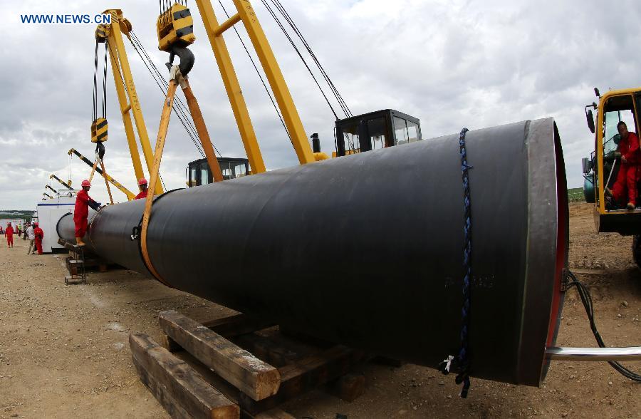 #CHINA-HEILONGJIANG-CHINA-RUSSIA GAS PIPELINE-CONSTRUCTION (CN)