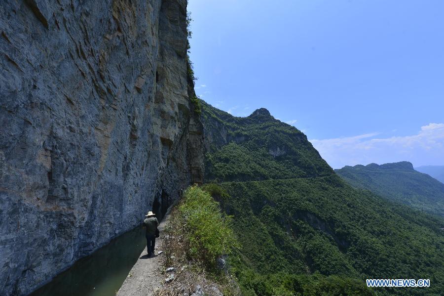 #CHINA-HUBEI-ENSHI-ARTIFICIAL AQUEDUCT CANAL (CN)