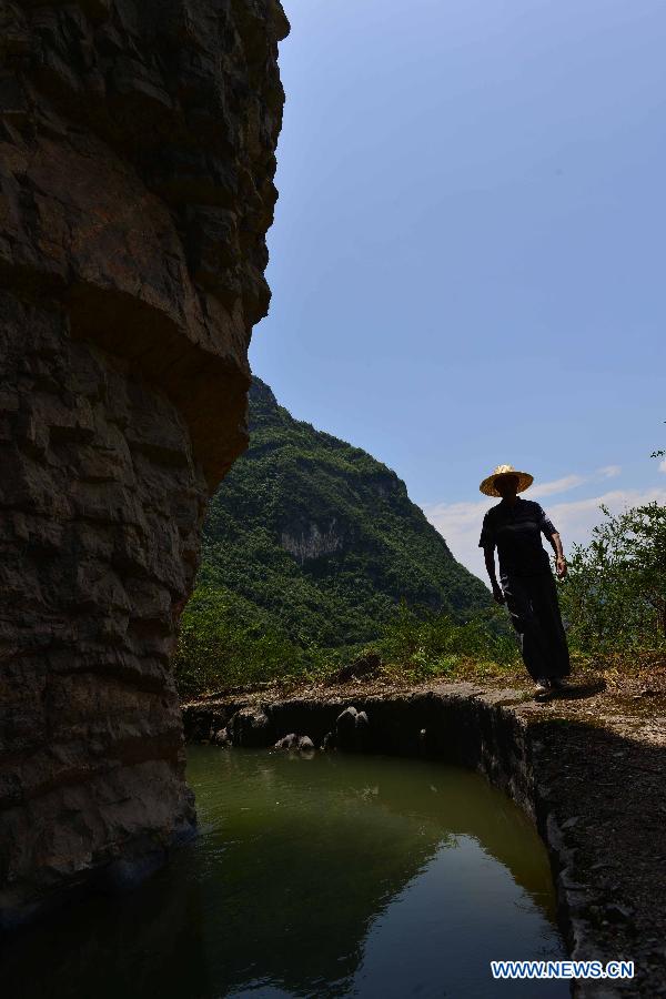 #CHINA-HUBEI-ENSHI-ARTIFICIAL AQUEDUCT CANAL (CN)