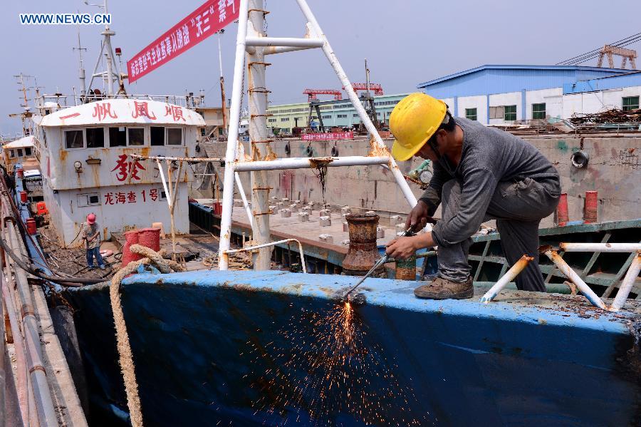 CHINA-FUJIAN-LONGHAI-RED CORAL-ILLEGAL SHIPS(CN)