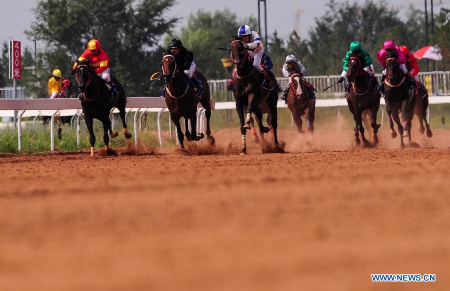 (SP)CHINA-ORDOS-NATIONAL ETHNIC GAMES-HORSE RACING(CN)