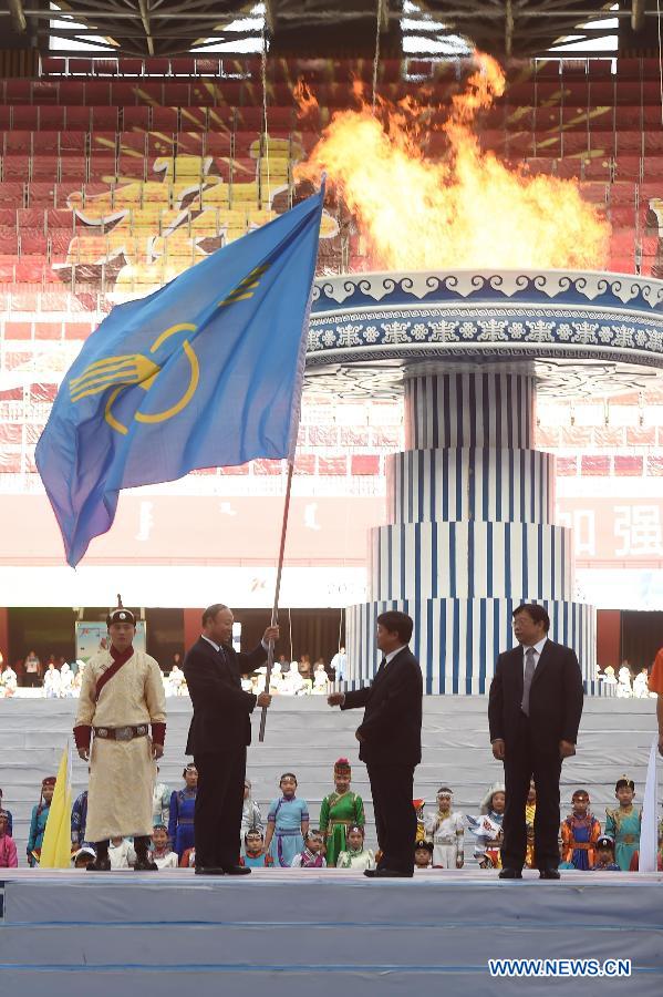 (SP)CHINA-ORDOS-NATIONAL ETHNIC GAMES-CLOSING CEREMONY(CN)