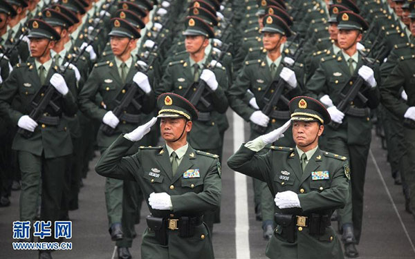 Generals trim waistlines during parade training