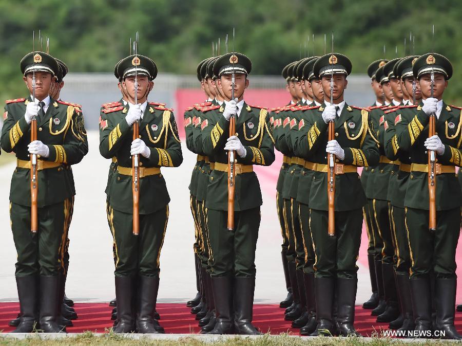 CHINA-BEIJING-70TH ANNIVERSARY-ESCORT OF THE NATIONAL FLAG OF CHINA-PARADE TRAINING(CN)