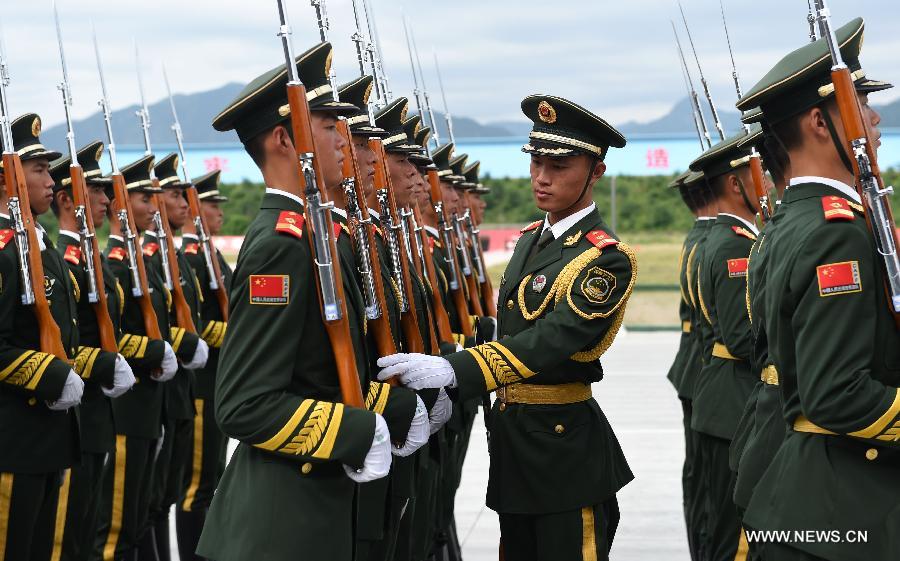 CHINA-BEIJING-70TH ANNIVERSARY-ESCORT OF THE NATIONAL FLAG OF CHINA-PARADE TRAINING(CN)