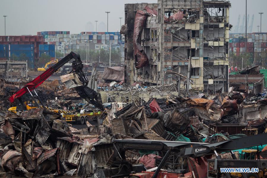 CHINA-TIANJIN-WAREHOUSE EXPLOSION-CLEANUP (CN)