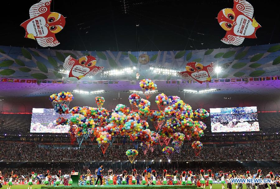 (SP)CHINA-BEIJING-IAAF WORLD CHAMPIONSHIPS-CLOSING CEREMONY (CN)