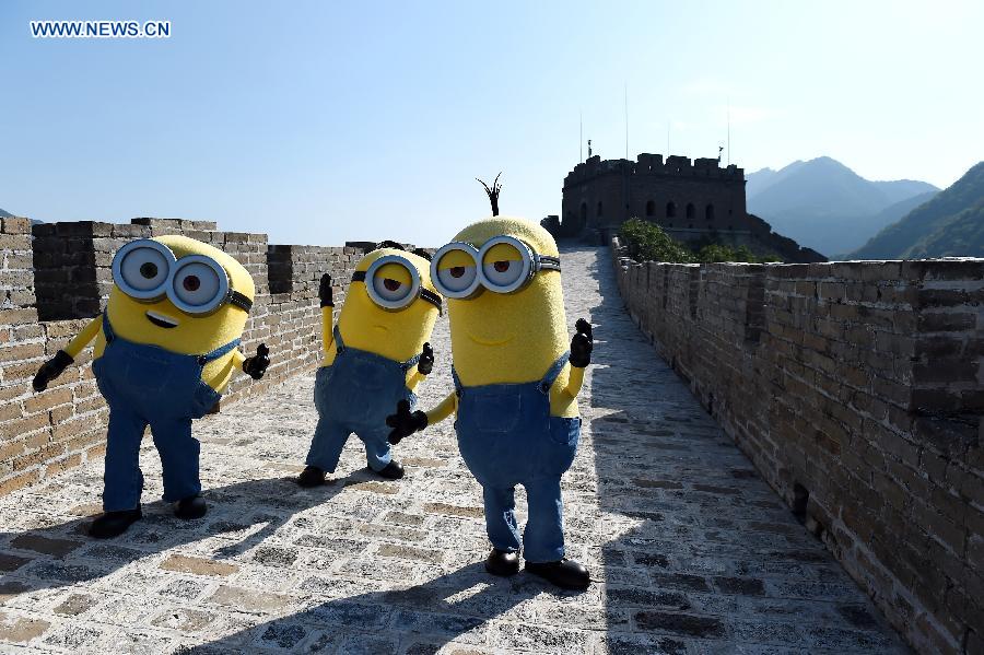 CHINA-BEIJING-GREAT WALL-MINIONS(CN)