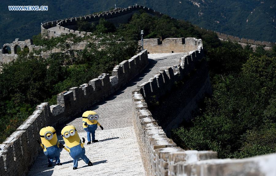 CHINA-BEIJING-GREAT WALL-MINIONS(CN)