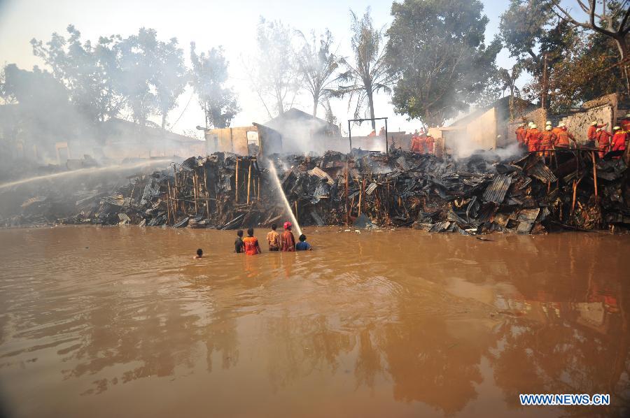 INDONESIA-JAKARTA-SLUM-FIRE