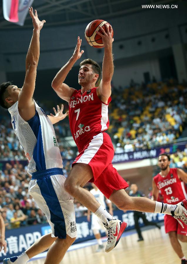 (SP)CHINA-CHANGSHA-FIBA-2015 ASIA CHAMPIONSHIP-GROUP D-CHINESE TAIPEI VS 