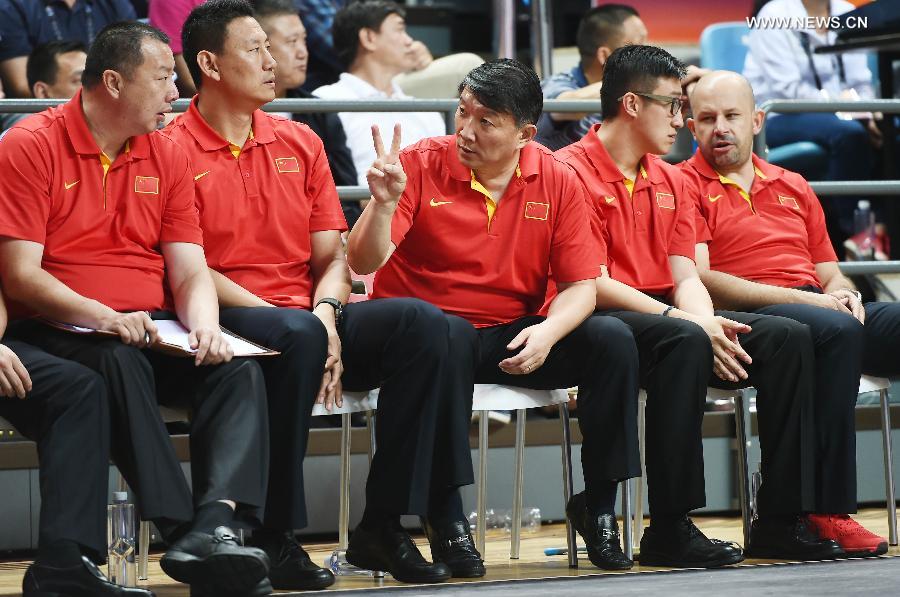 (SP)CHINA-CHANGSHA-FIBA-2015 ASIA CHAMPIONSHIP-GROUP C-CHINA VS SINGAPORE