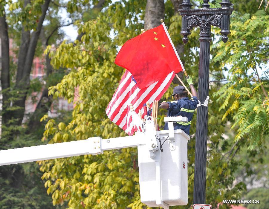 US-WASHINGTON-NATIONAL FLAGS