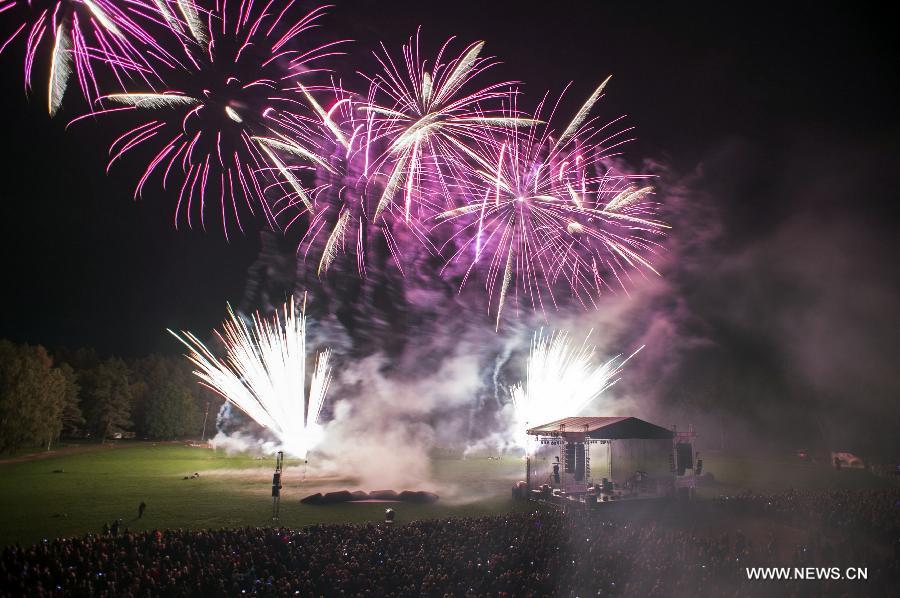 LITHUANIA-VILNIUS-FIREWORKS