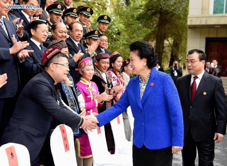 CHINA-XINJIANG-LIU YANDONG-VISIT (CN)