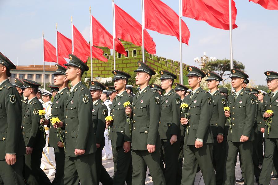 CHINA-BEIJING-MARTYRS' DAY-CEREMONY (CN) 