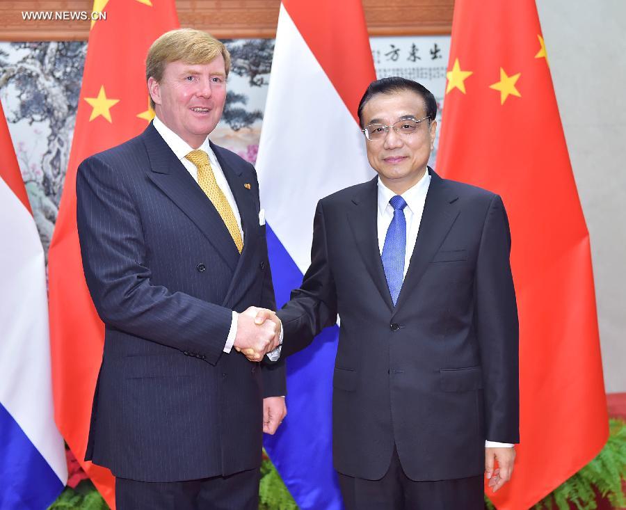 CHINA-BEIJING-LI KEQIANG-DUTCH KING-MEETING (CN)