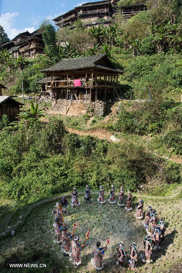 CHINA-GUIZHOU-MIAO PEOPLE-NEW YEAR CELEBRATION (CN) 