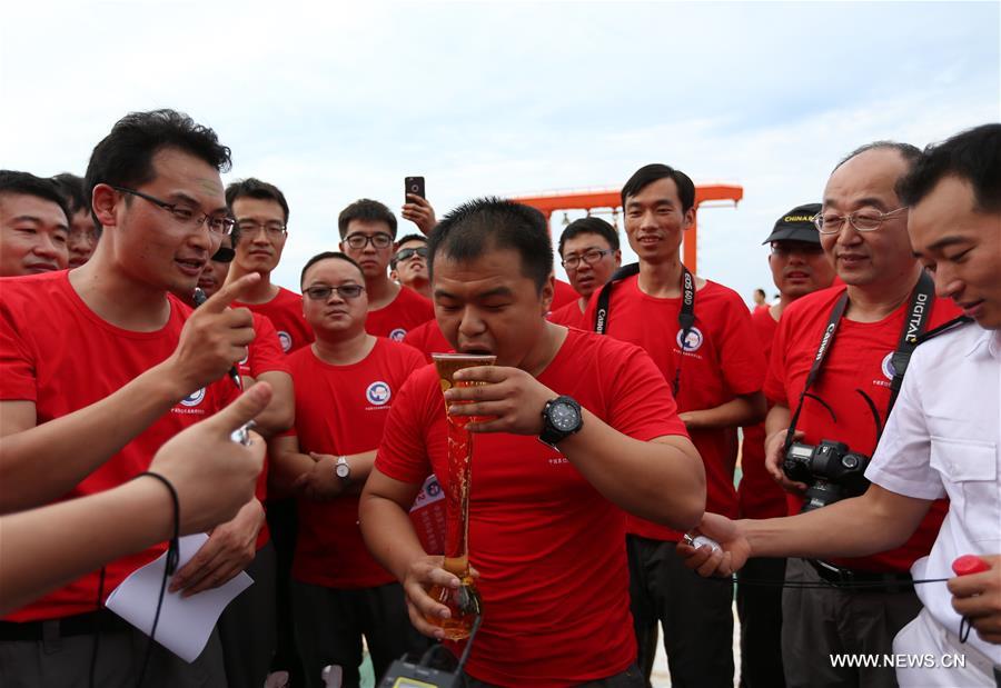 After six days of journey, Chinese icebreaker Xuelong, or Snow Dragon, crossed the equator and entered the south hemisphere for 32nd scientific expedition to Antarctica.