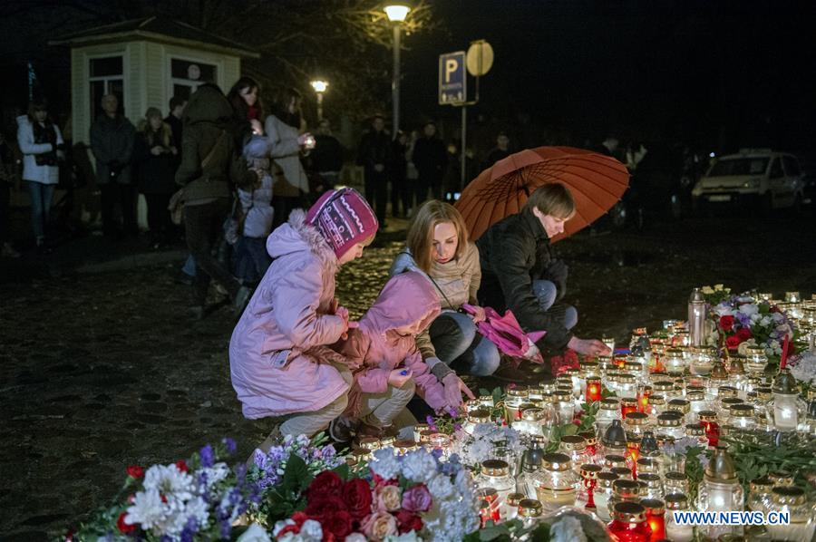 LITHUANIA-VILNIUS-FRANCE-VICTIMS-CONDOLENCE