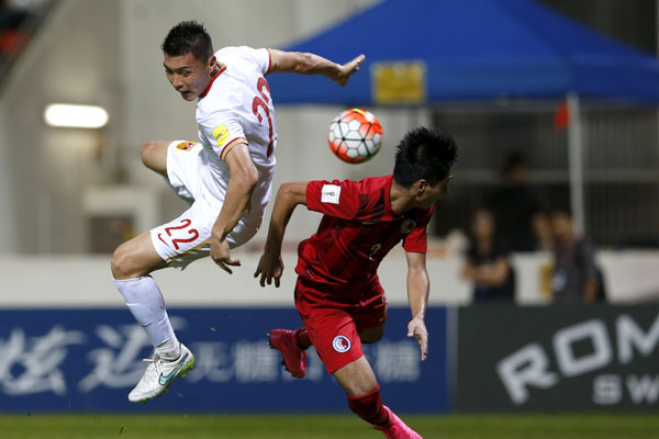 China faces a gloomy prospect after a goalless draw with Hong Kong