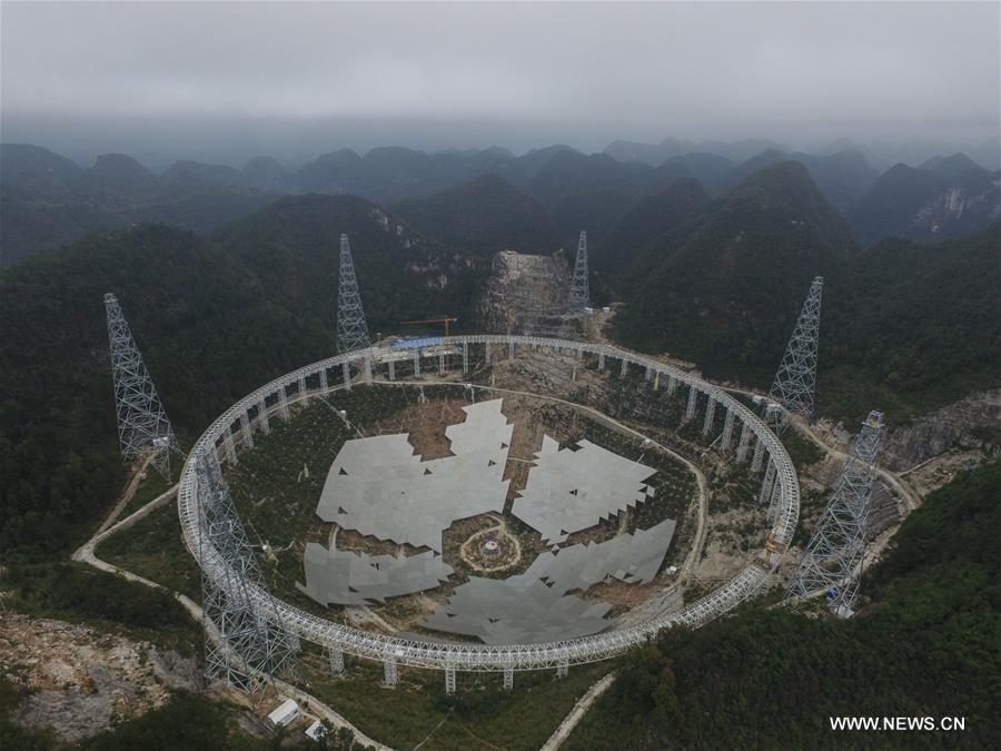 When it is completed in 2016, the five hundred meter aperture spherical telescope (FAST) will be the world's largest, overtaking Puerto Rico's Arecibo Observatory, which is 300 meters in diameter