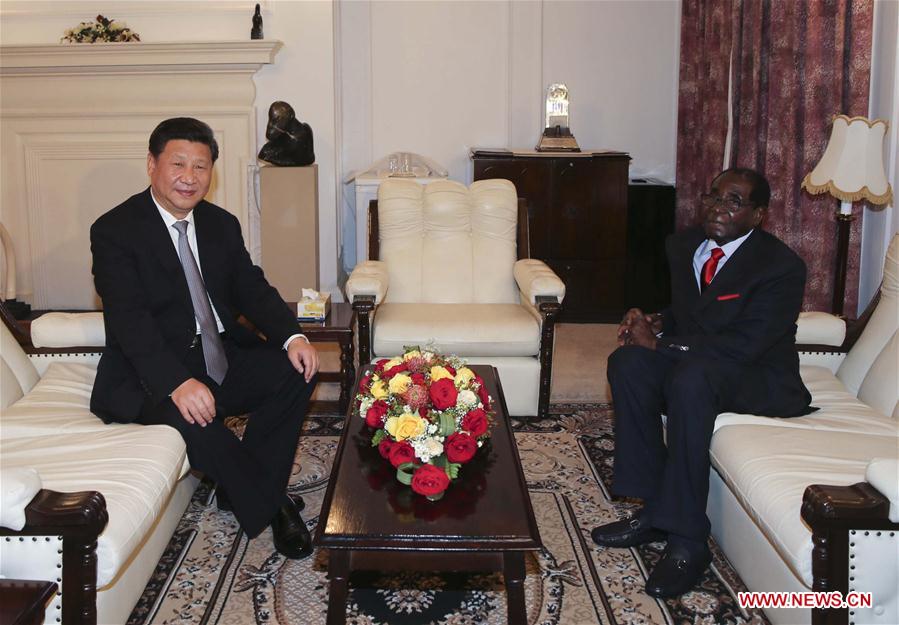 ZIMBABWE-CHINA-XI JINPING-TALKS