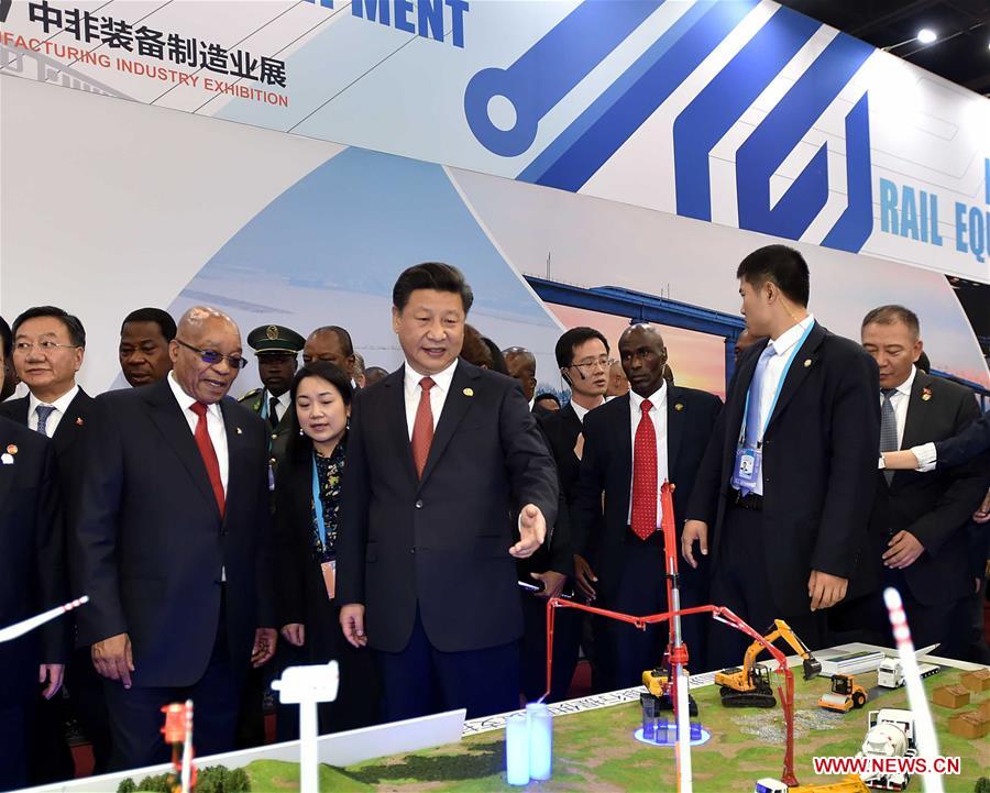 SOUTH AFRICA-JOHANNESBURG-CHINA-XI JINPING-EQUIPMENT MANUFACTURING INDUSTRY EXHIBITION