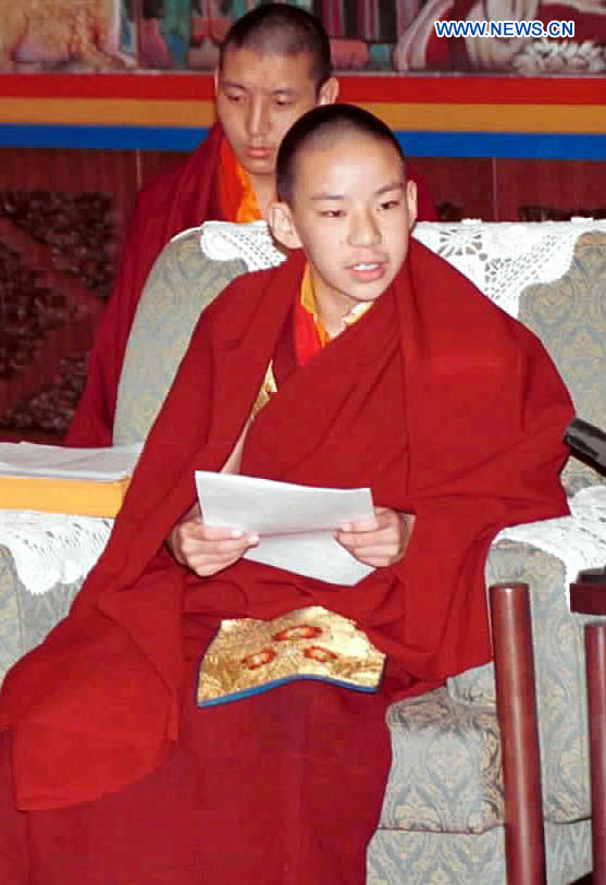 (CORRECTION) CHINA-TIBET-11TH PANCHEN LAMA-20TH ANNIVERSARY-FILES(CN)