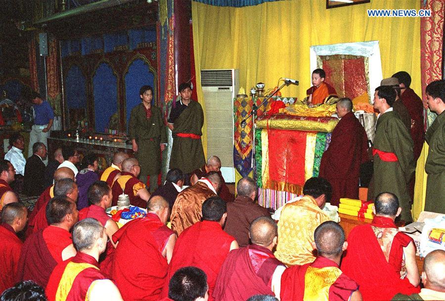 (CORRECTION) CHINA-TIBET-11TH PANCHEN LAMA-20TH ANNIVERSARY-FILES(CN)