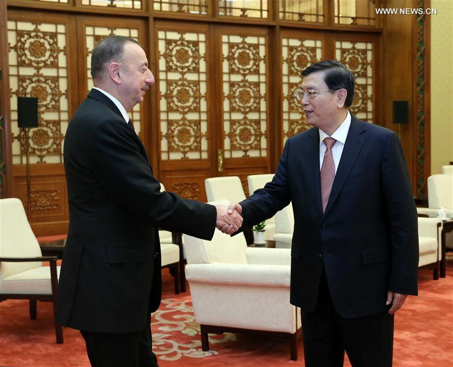 CHINA-BEIJING-ZHANG DEJIANG-AZERBAIJAN-MEETING (CN)