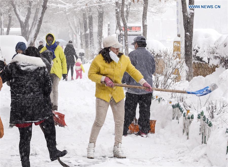 CHINA-XINJIANG-URUMQI-SNOWSTORM (CN)