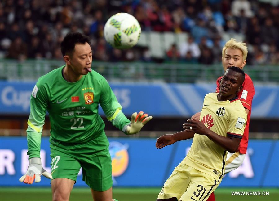 (SP)JAPAN-OSAKA-SOCCER-CLUB WORLD CUP-QUARTERFINALS-GUANGZHOU EVERGRANDE VS MEXICO CLUB AMERICA