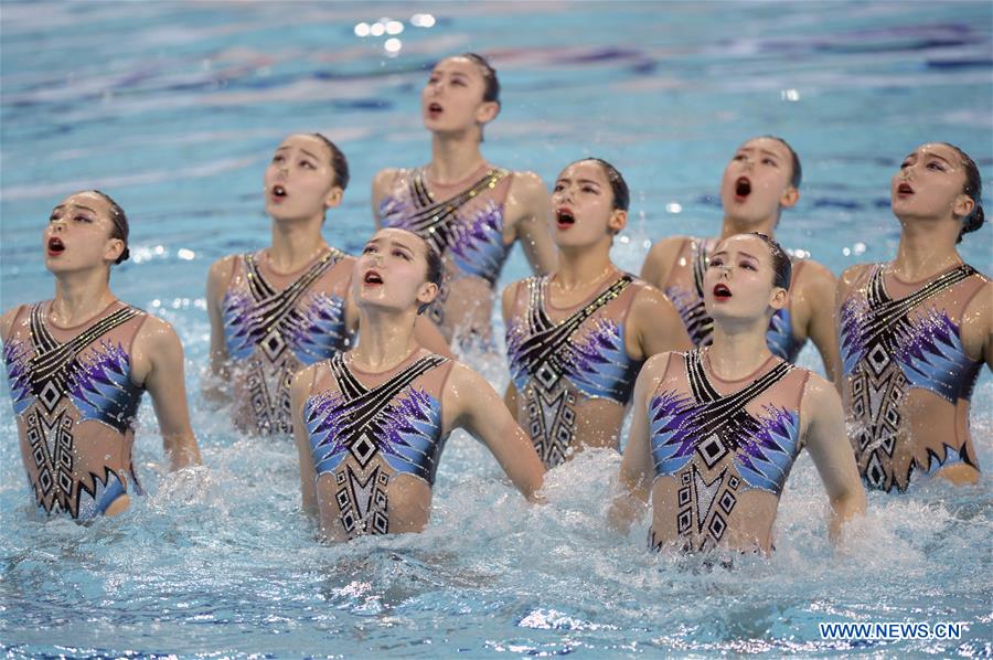 (SP)CHINA-SHAOXING-10TH FINA SYNCHRONISED SWIMMING WORLD TROPHY-DAY 2 (CN) 