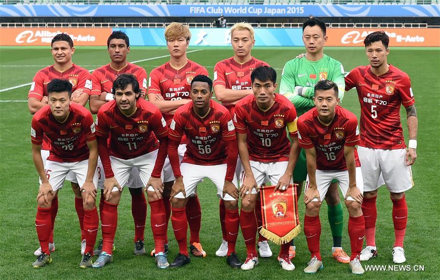 (SP)JAPAN-OSAKA-SOCCER-CLUB WORLD CUP-QUARTERFINALS-GUANGZHOU EVERGRANDE VS MEXICO CLUB AMERICA