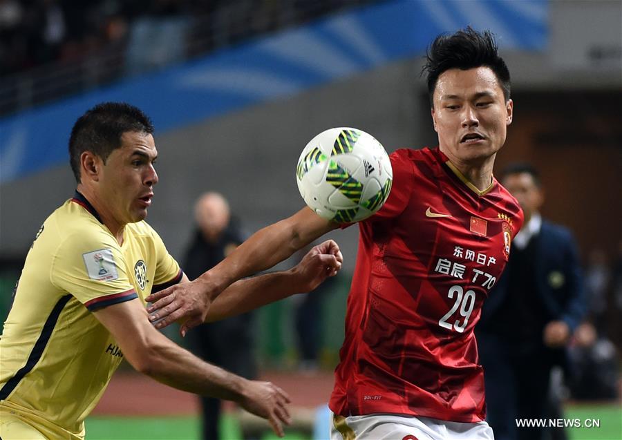 (SP)JAPAN-OSAKA-SOCCER-CLUB WORLD CUP-QUARTERFINALS-GUANGZHOU EVERGRANDE VS MEXICO CLUB AMERICA