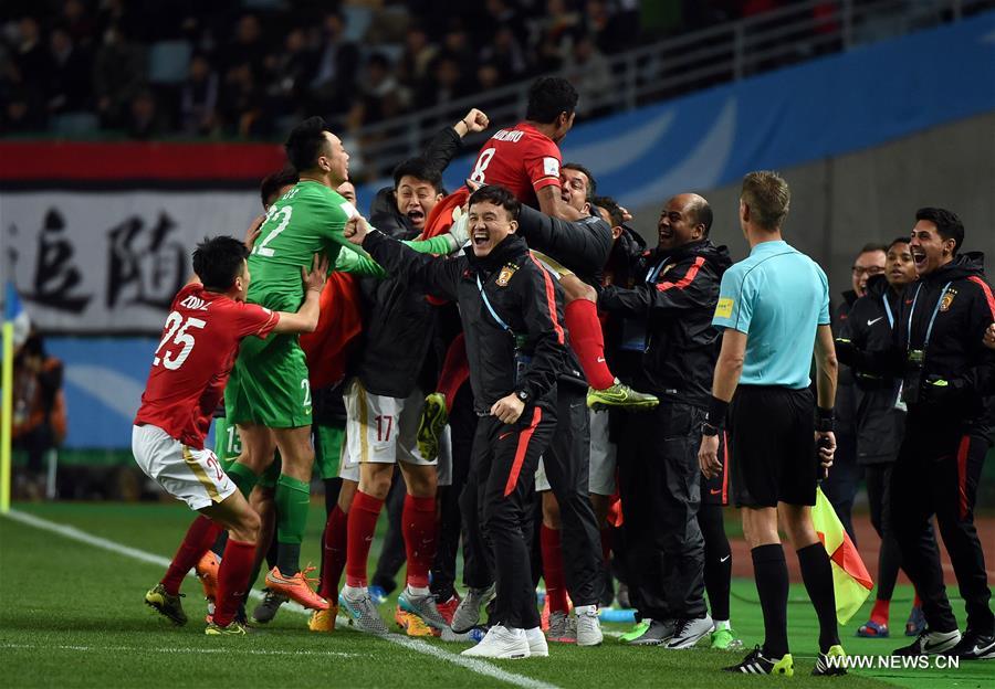 (SP)JAPAN-OSAKA-SOCCER-CLUB WORLD CUP-QUARTERFINALS-GUANGZHOU EVERGRANDE VS MEXICO CLUB AMERICA