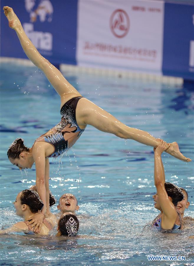 (SP)CHINA-SHAOXING-10TH FINA SYNCHRONISED SWIMMING WORLD TROPHY-DAY 2 (CN) 