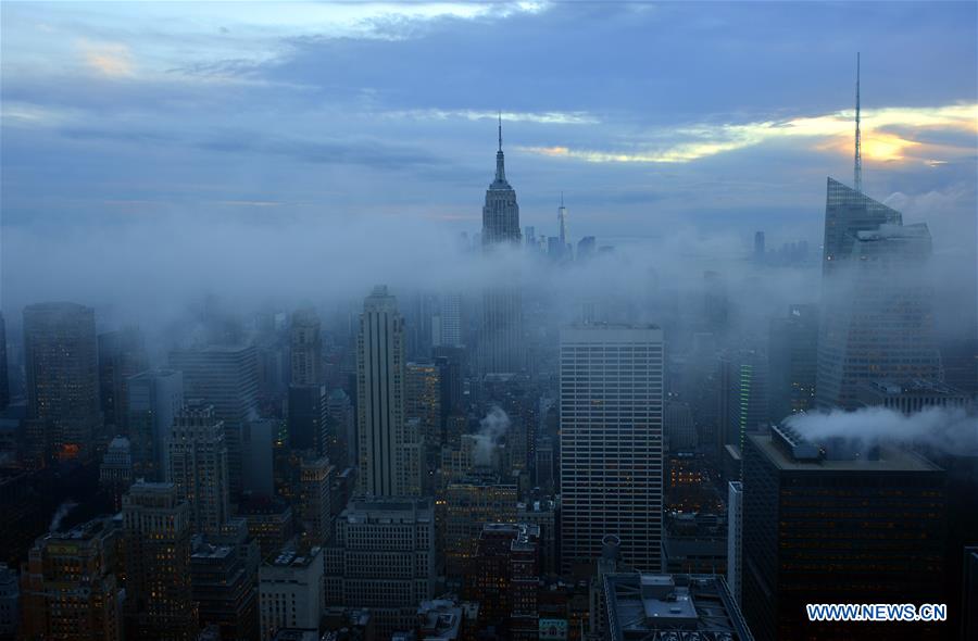 U.S.-NEW YORK-WEATHER-FOG