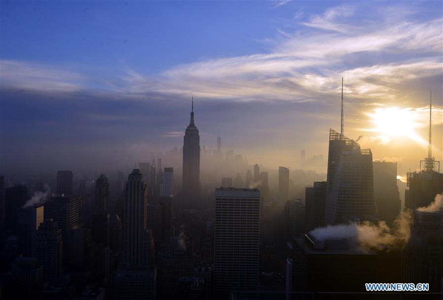 U.S.-NEW YORK-WEATHER-FOG