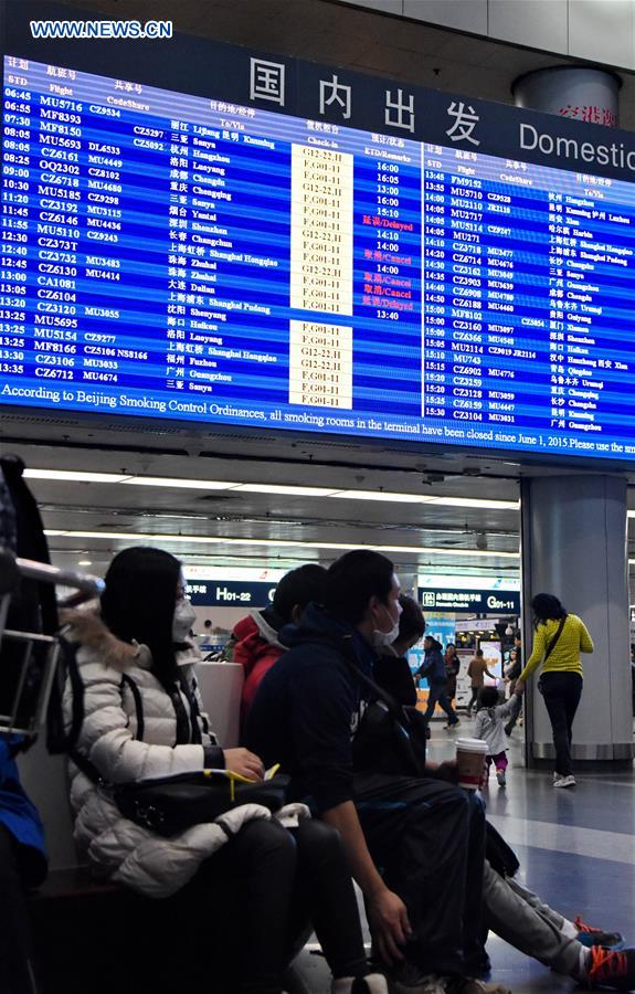 CHINA-BEIJING-POLLUTION-FLIGHT DELAY (CN)