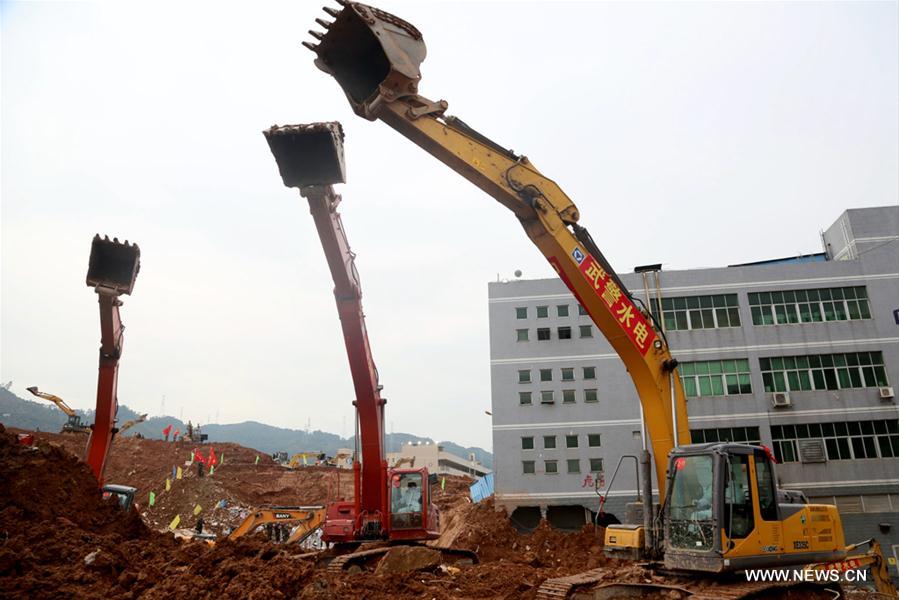 CHINA-SHENZHEN-LANDSLIDE-MOURNING (CN)