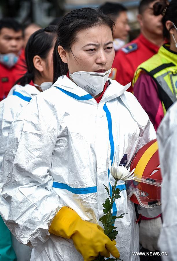 CHINA-SHENZHEN-LANDSLIDE-MOURNING (CN)