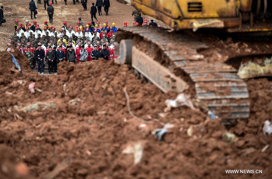 CHINA-SHENZHEN-LANDSLIDE-MOURNING (CN)